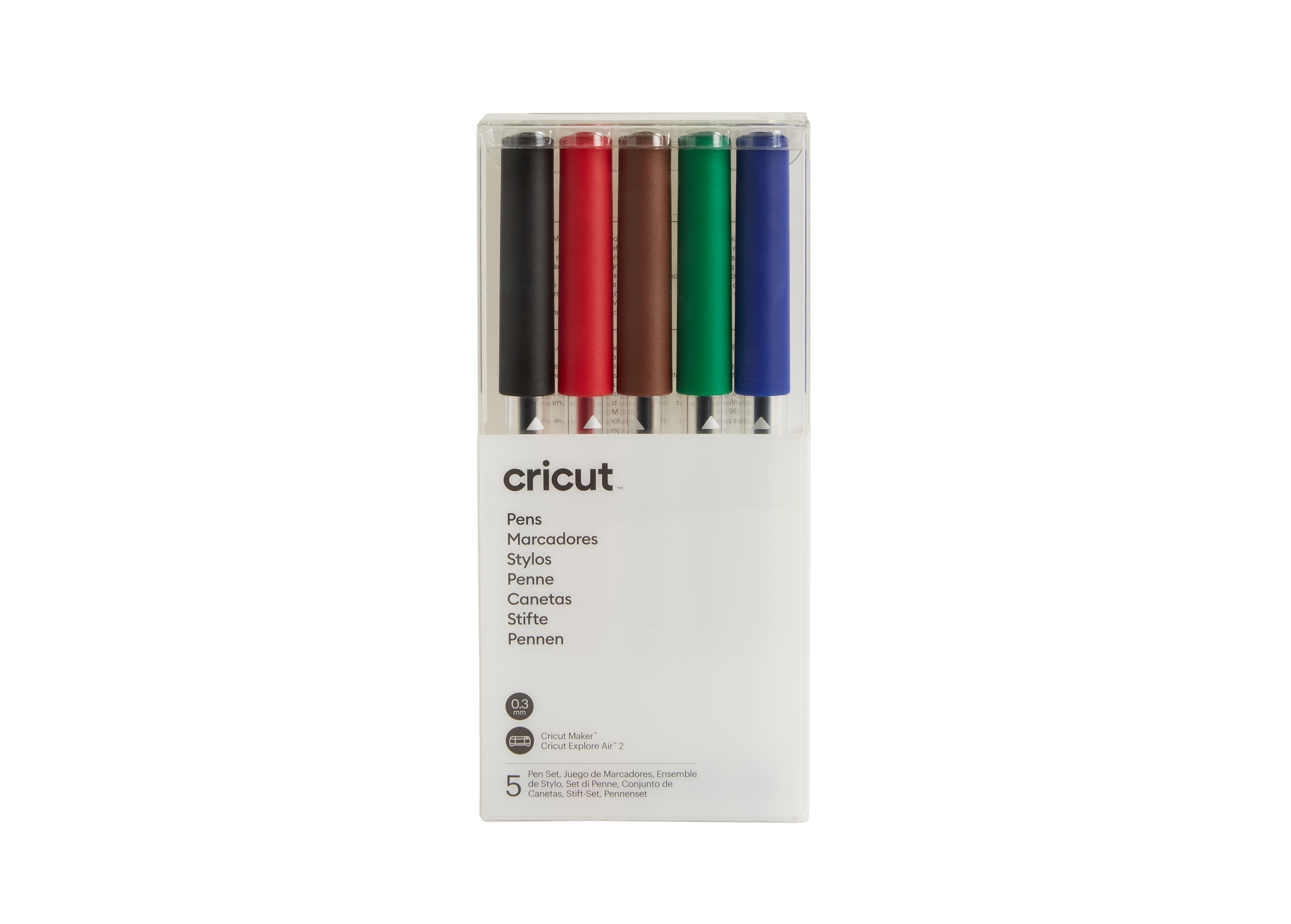 Cricut Explore/Maker Extra Fine Point Pen Set 5-pack (Basics)