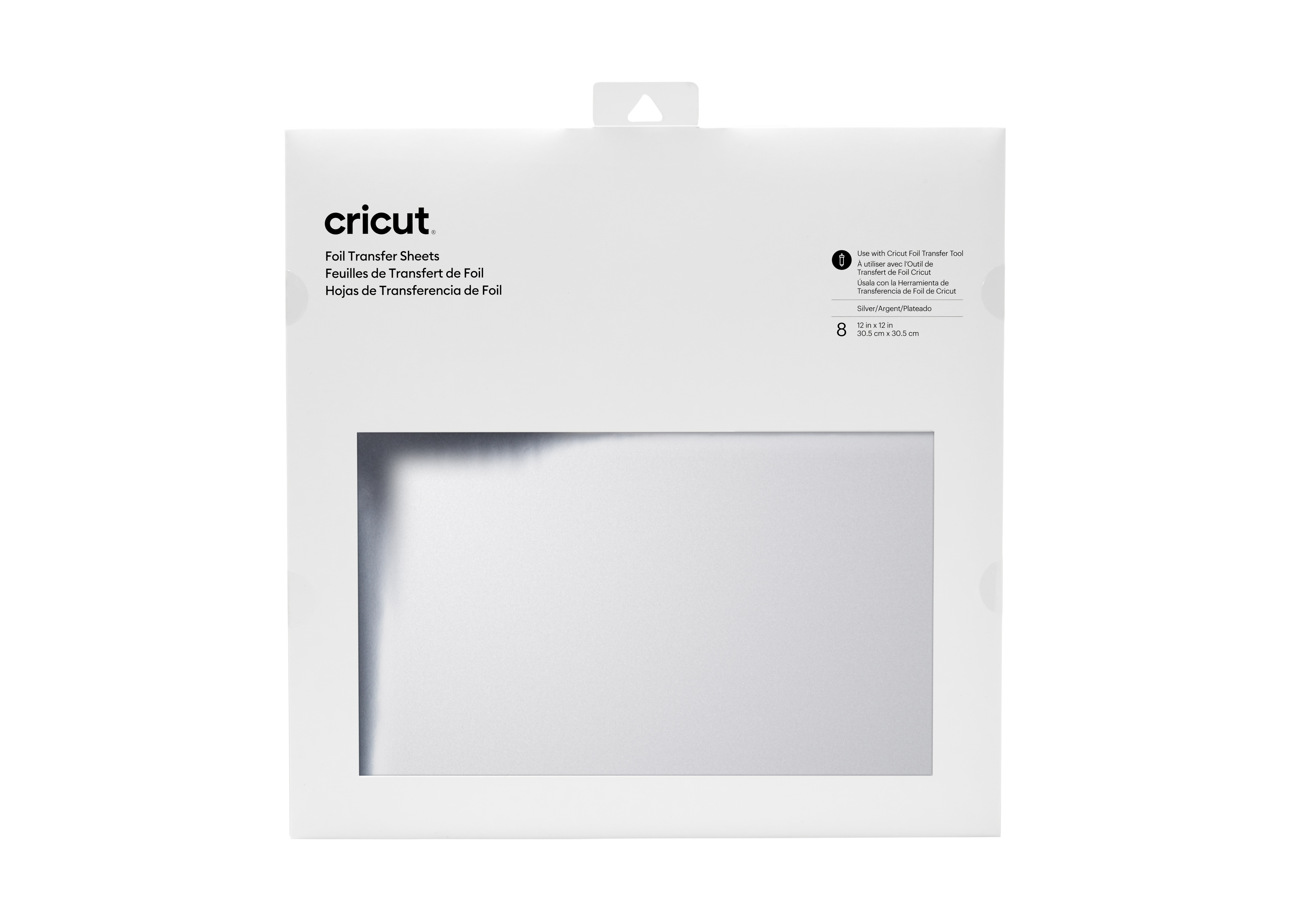 Cricut Transfer Foil Sheets 30x30cm 8 sheets (Silver)