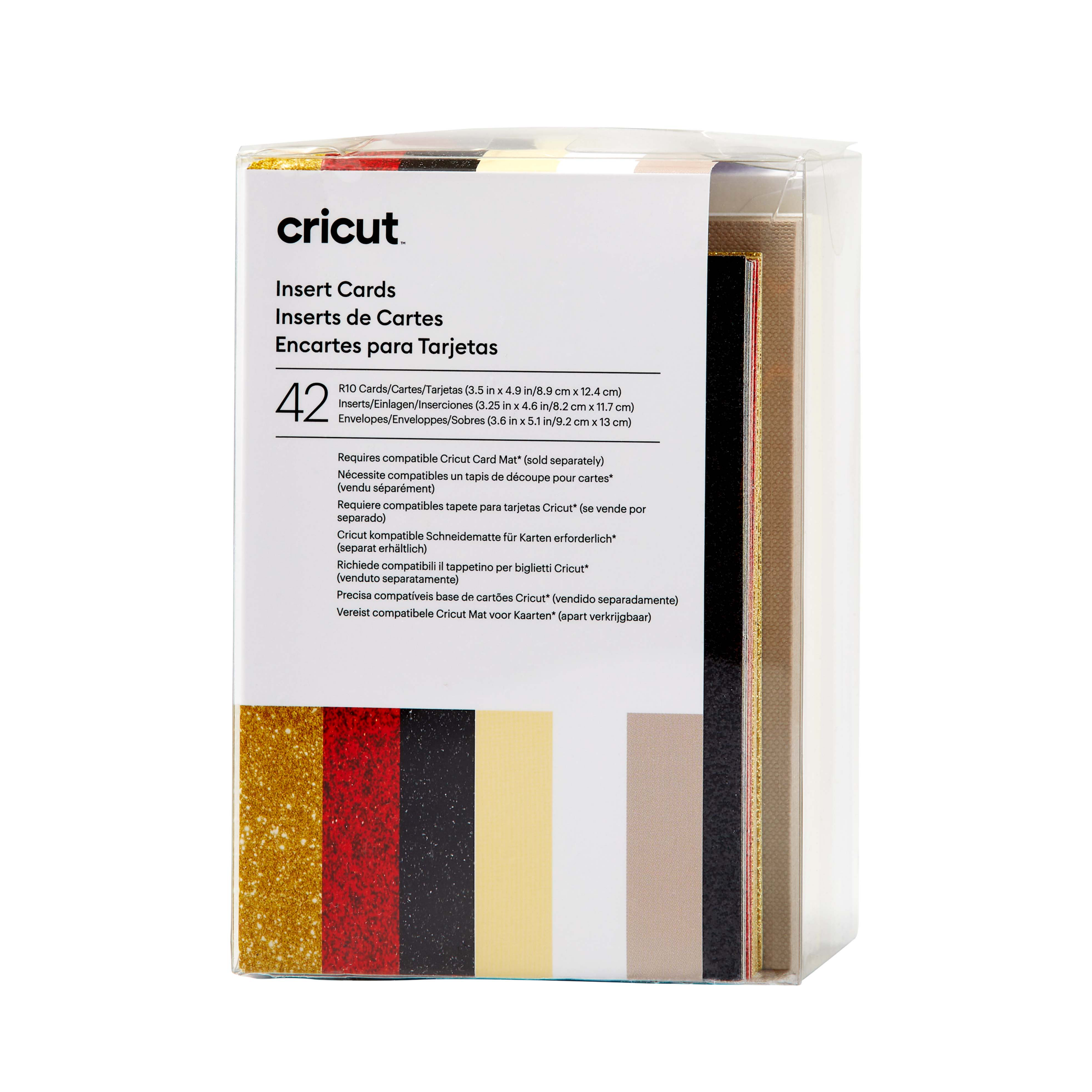 Cricut Insert Cards Glitz & Glam R10 (8,9 cm x 12,4 cm) 42-pack