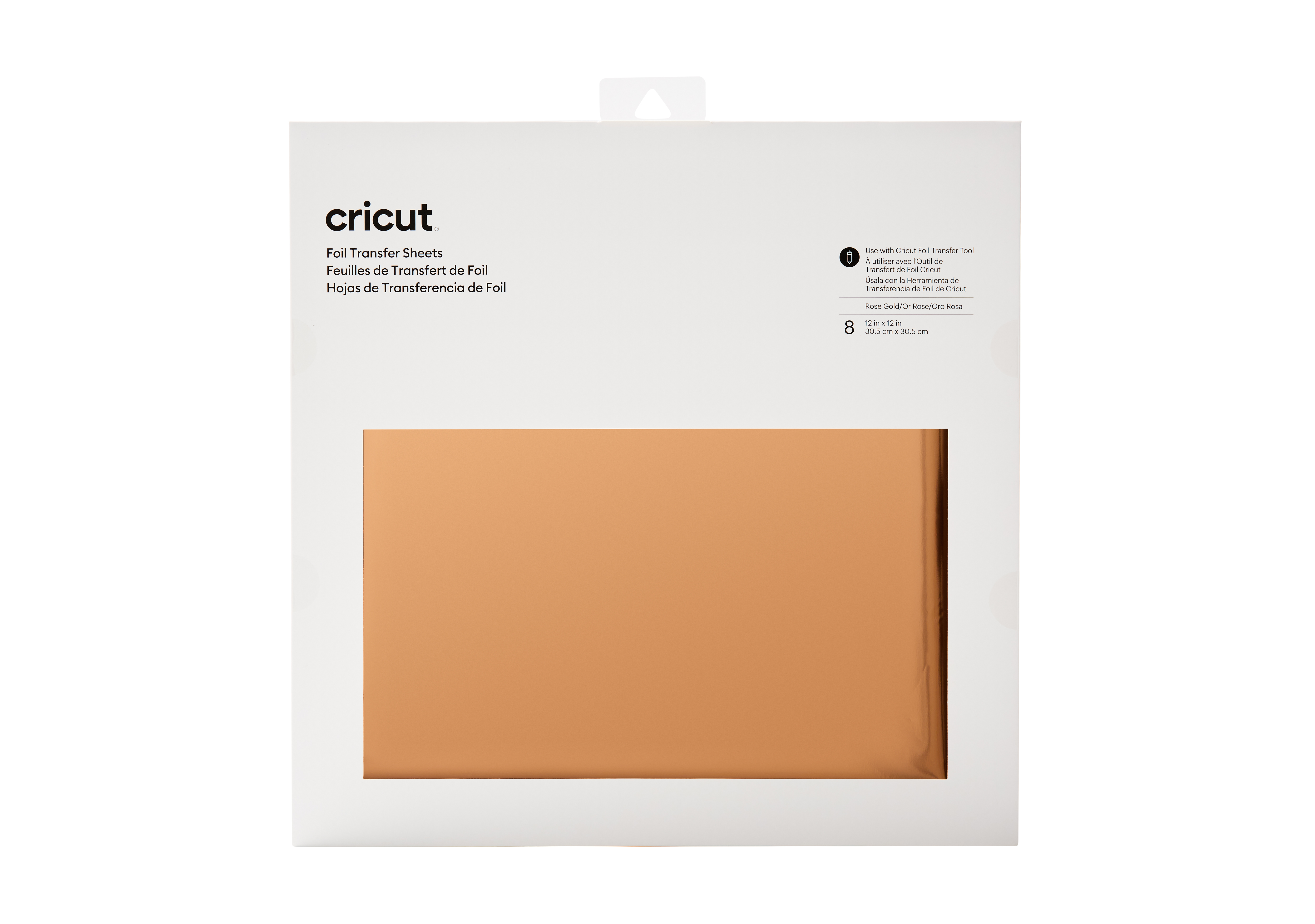 Cricut Transfer Foil Sheets 30x30cm 8 sheets (Rose Gold)