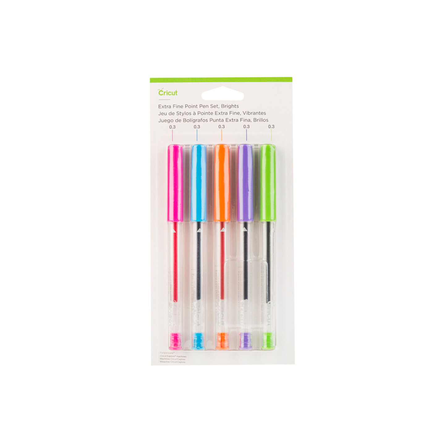 Cricut Explore/Maker Extra Fine Point Pen Set 5-pack (Brights)